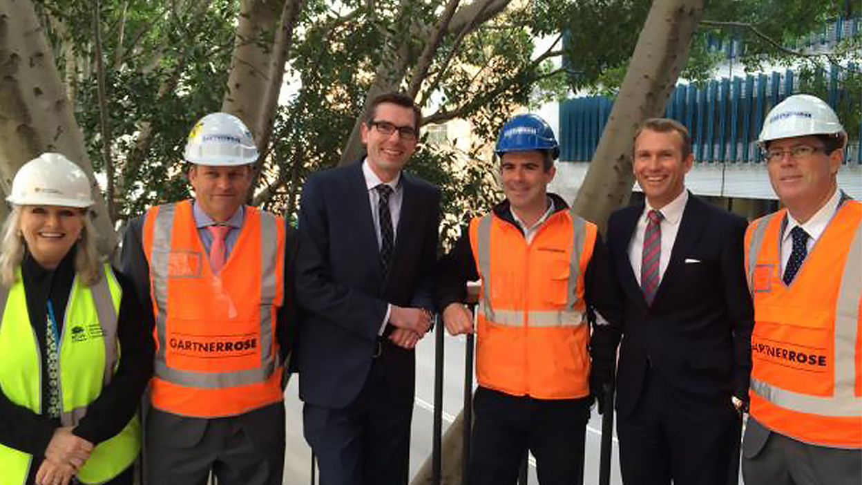 Gartner Rose gives private tour of The Goods Line to two NSW Ministers ...
